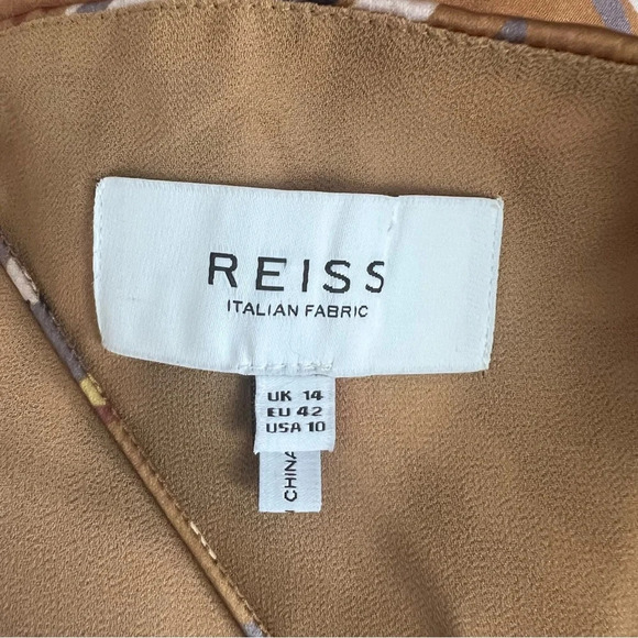 Reiss Paola Floral Printed Halter Neck Cocktail Dress - Picture 6 of 12